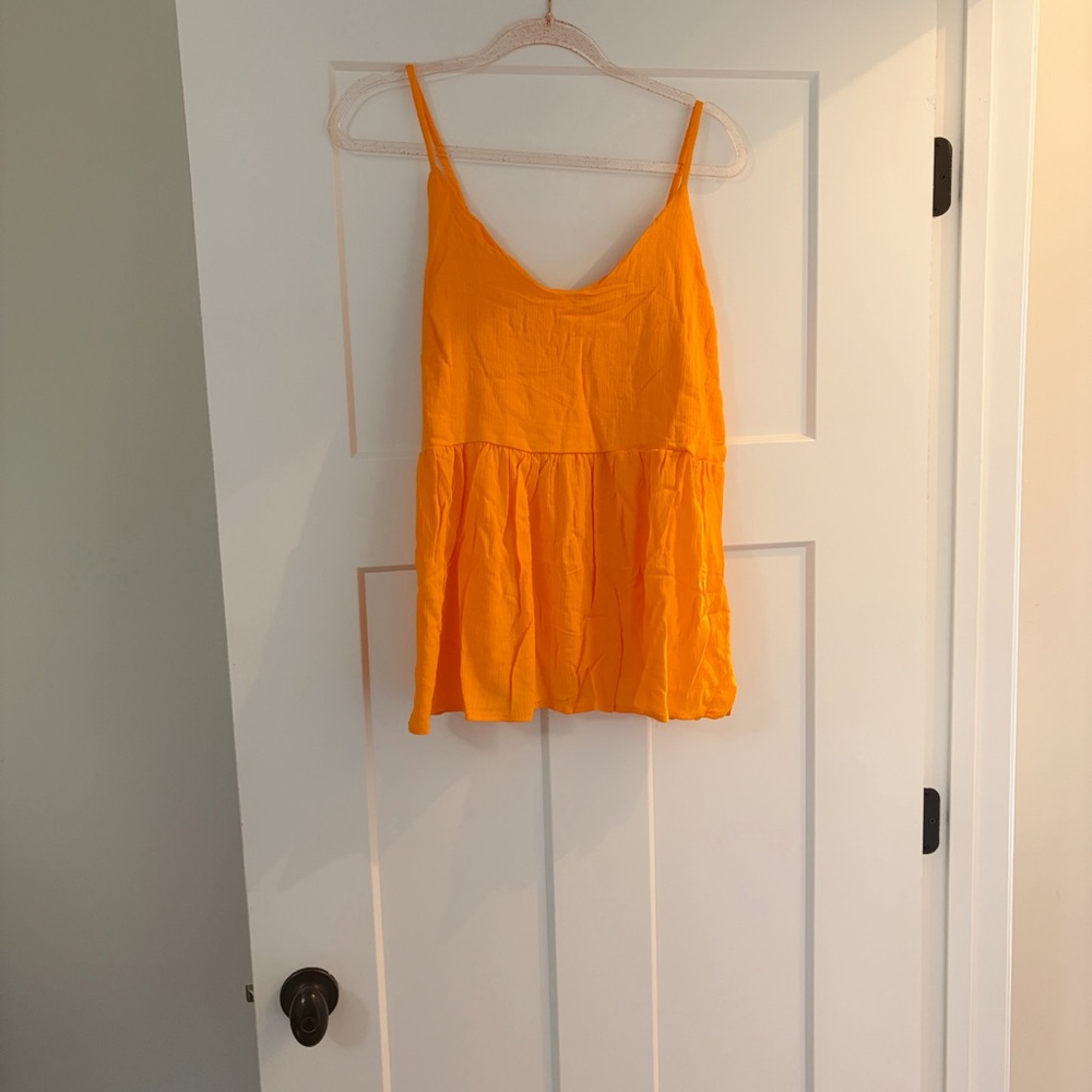 Vibrant Orange Camisole Top